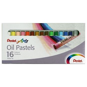 Пастель масляная Pentel, 16 цветов, картон. упаковка Пастель масляная Pentel, 16 цветов, картон. упаковка