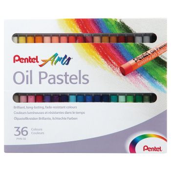 Пастель масляная Pentel, 36 цветов, картон. упаковка Пастель масляная Pentel, 36 цветов, картон. упаковка