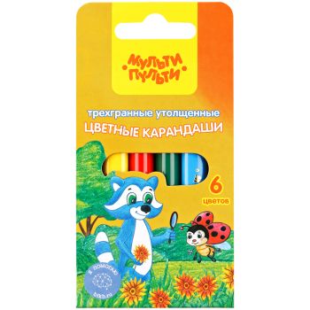 Карандаши цветные Мульти-Пульти Карандаши цветные Мульти-Пульти