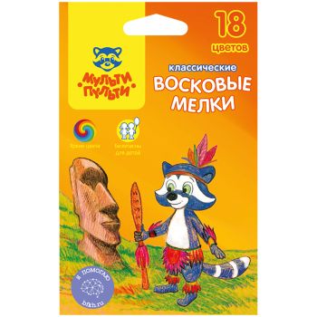 Мелки восковые Мульти-Пульти Мелки восковые Мульти-Пульти