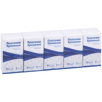 Платки бумажные носовые OfficeClean Платки бумажные носовые OfficeClean
