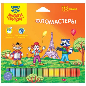 Фломастеры Мульти-Пульти Фломастеры Мульти-Пульти
