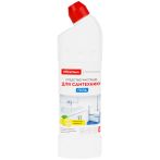 Чистящее средство для сантехники OfficeClean "Лимонная свежесть", гель с хлором, 1л