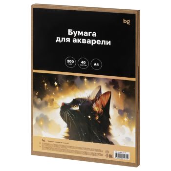 Бумага для акварели 40л. А4, BG Бумага для акварели 40л. А4, BG